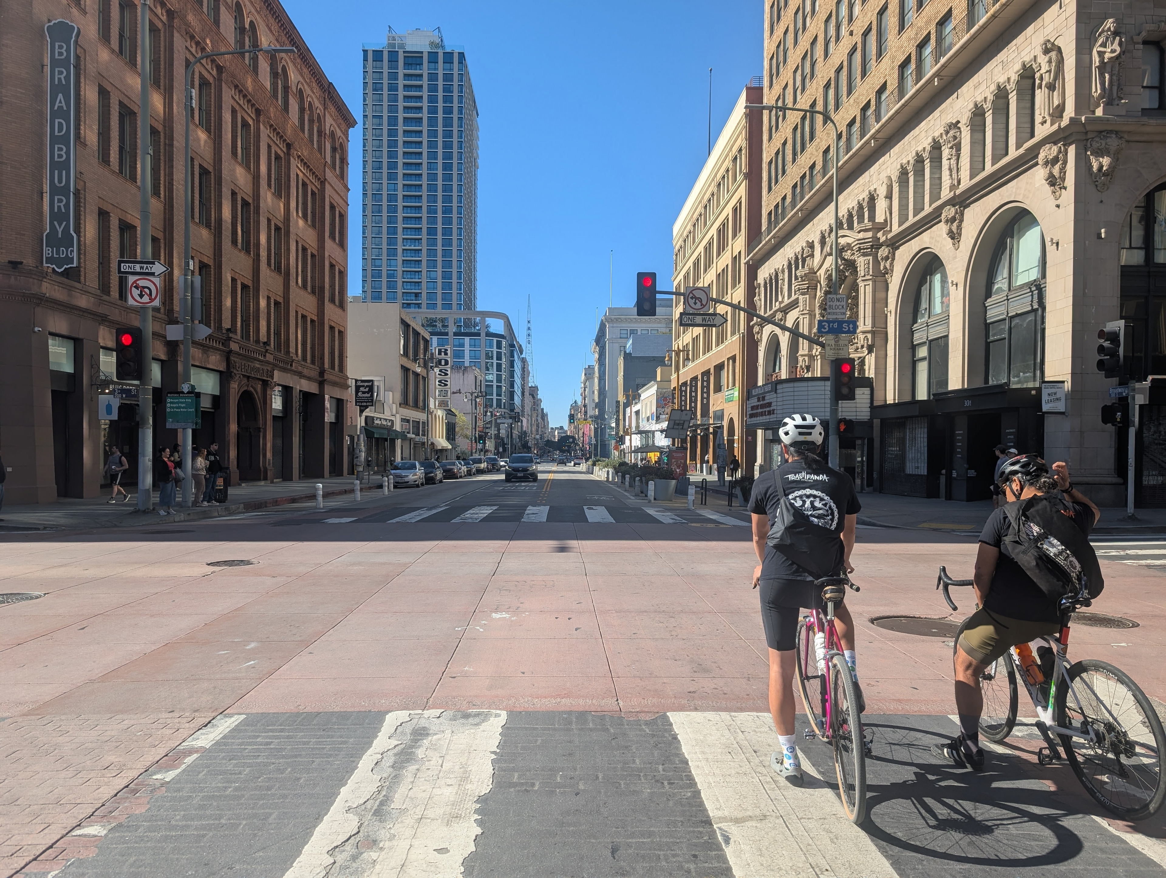 Los Angeles cycling route map high quality